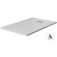 Receveur rectangle Kinesurf Blanc antidérapant extra-plat