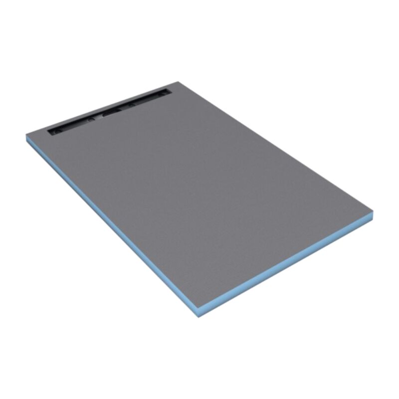 Wedi - Receveur rectangle Fundo Riolito Neo écoulement linéaire 1600x1000x50mm
