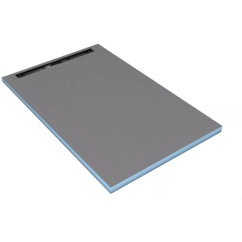 Wedi - Receveur rectangle Fundo Riolito Neo écoulement linéaire 1800x900x60mm