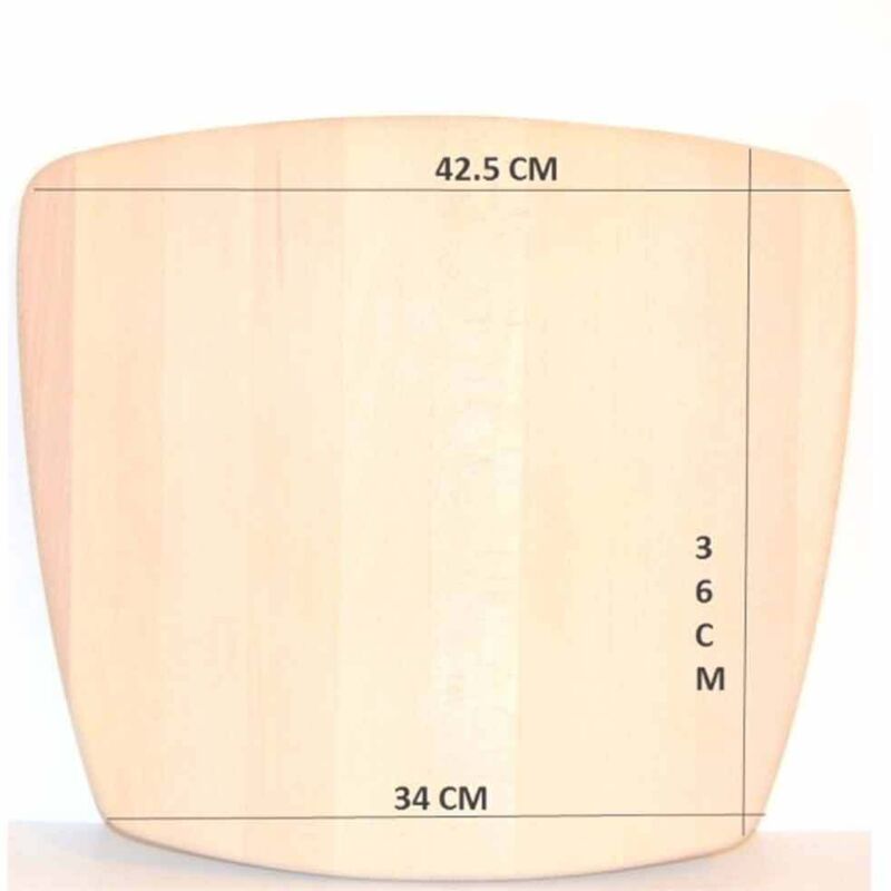 Okaffarefatto - Rechange pour assise en bois massif brut peindre chaise venezia