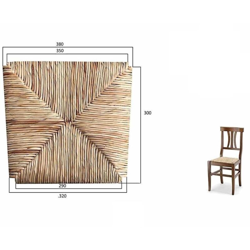 Okaffarefatto - Rechange pour chaise en paille de riz Arte Povera.