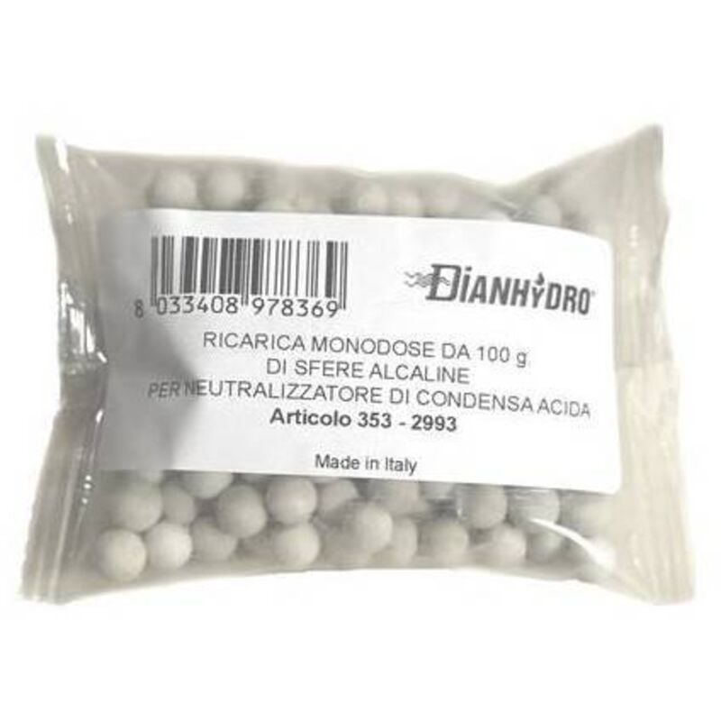 Recharge à dose unique pour neutralisant de condensation acide