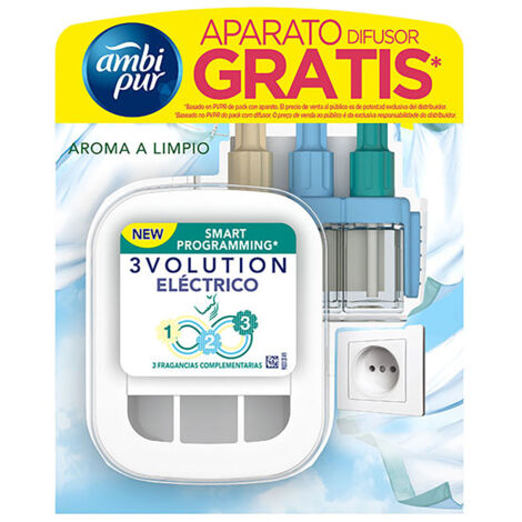 Recharge Ambipur 3evolution Propre Parfum Frais Longue Durée, Alternance 3 Arômes - Ambipur