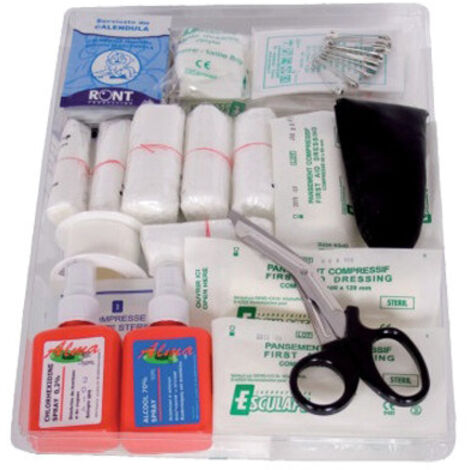 Recharge Armoire Secours 10-12 Kit De Premiers Secours Complet Pour 10-12 Personnes - Esculape Laboratoires