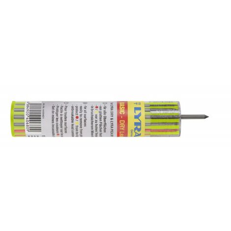 Étuis de 12 mines Lyra Dry coloris assortis