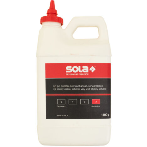 Recharge de craie de marquage pour ligne de craie / ruban à mesurer Sola CPR 1400 1 4 kg