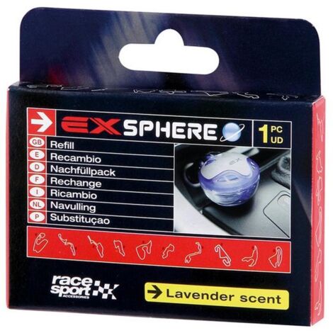 Recharge de desodorisant - Ex sphere - Race Sport - Lavande