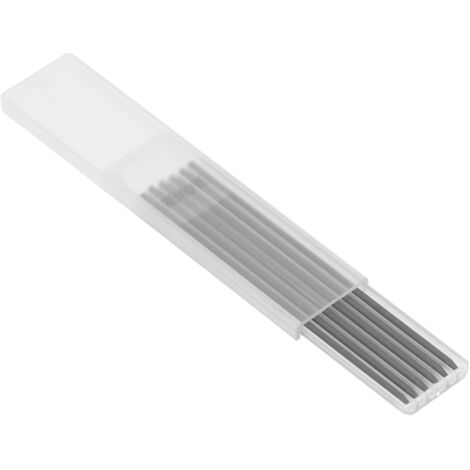 Recharge de mines graphite 2.8mm pour crayon menuisier, 24 pièces, mines résistantes pour marquage bois, noir