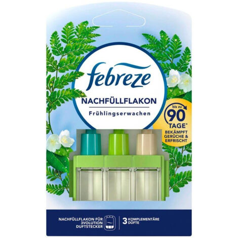 Recharge de parfum désodorisant 20 ml – Technologie de parfums alternés – Lutte contre les odeurs – Parfum d'ambiance – Febreze - 3VOLUTION
