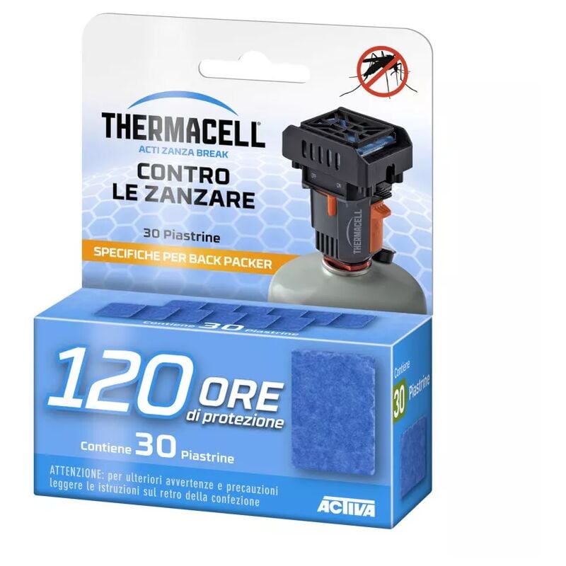 Ricarica 120 Ore Piastrine - Piastrine per Thermacell Back Packer