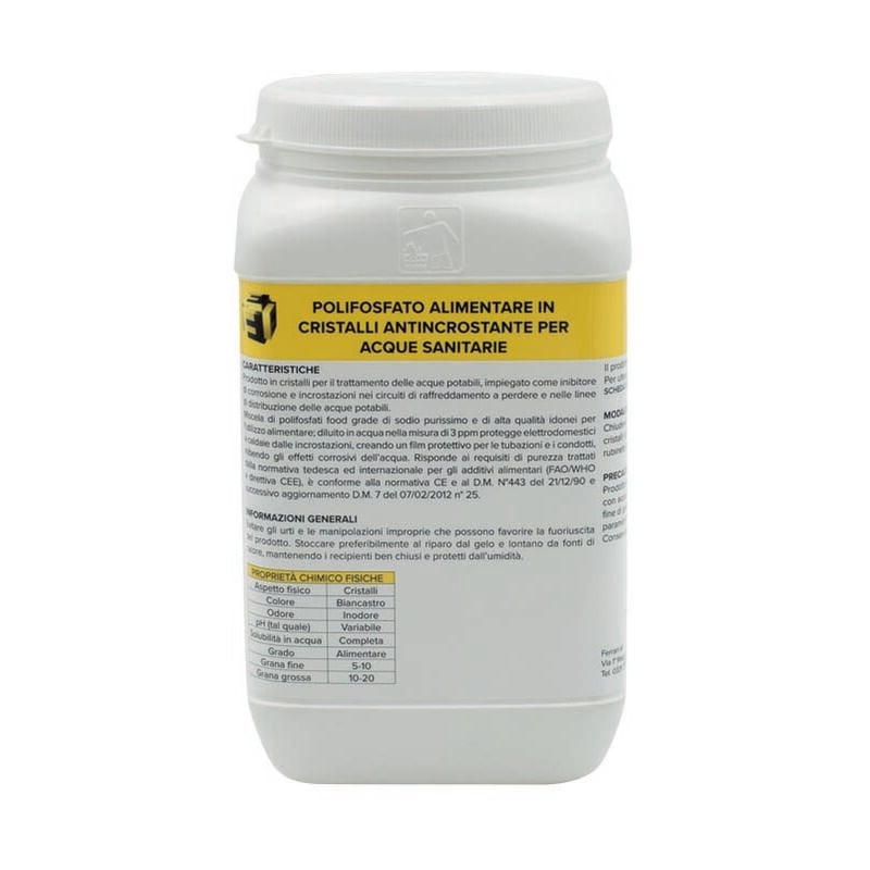 Ferrari Srl - Recharge de sel de polyphosphate à gros grains