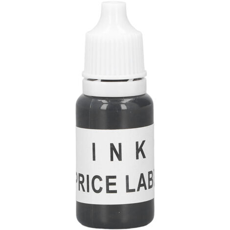 Recharge d'encre noire 10ML pour machine à étiqueter - Rouleau encre carbone de remplacement