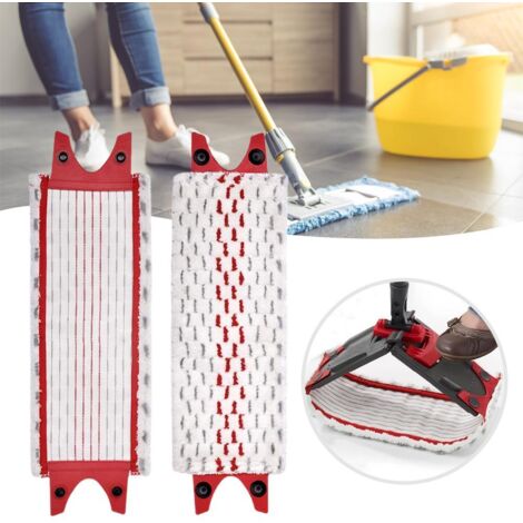 Recharge en microfibre pour serpillière, lingette lavable et absorbante compatible Vileda