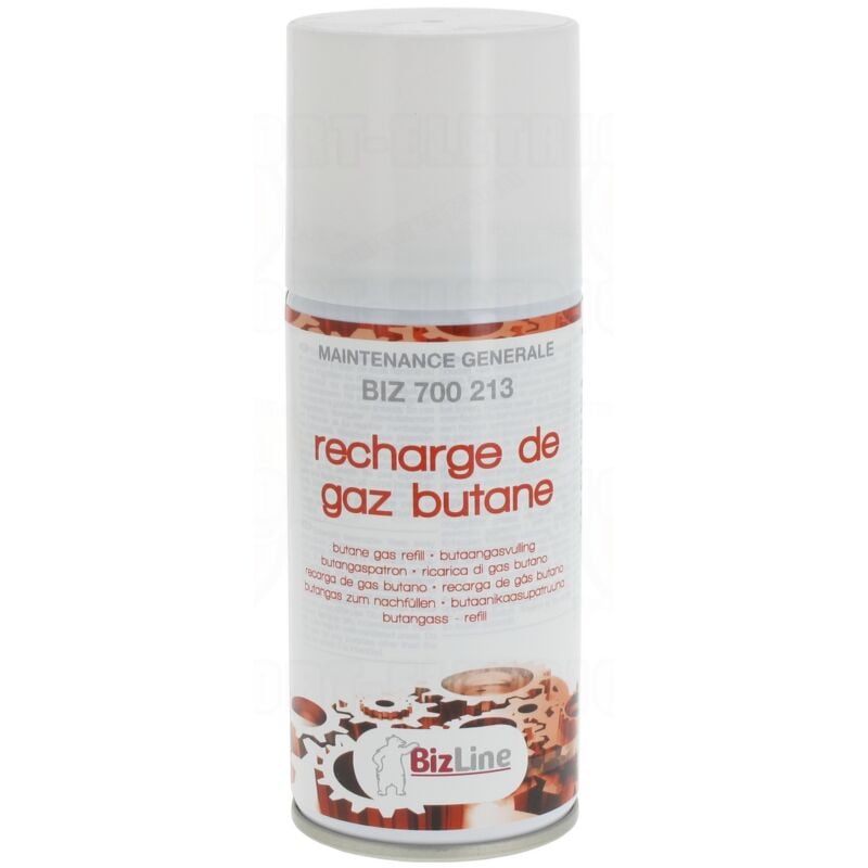Bizline - recharge gaz butane pour fer à souder à gaz