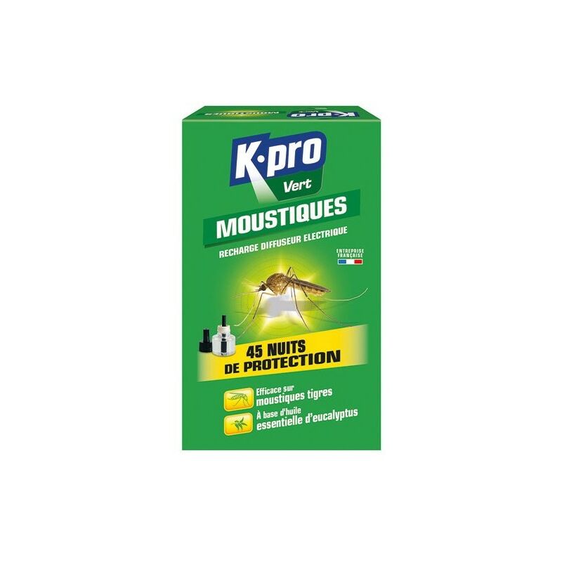 Kpro - Recharge liquide pour diffuseur electrique moustiques