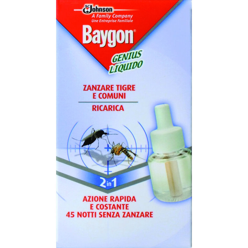 Recharge liquide Baygon Genius Insecticide anti-moustique 45 nuits