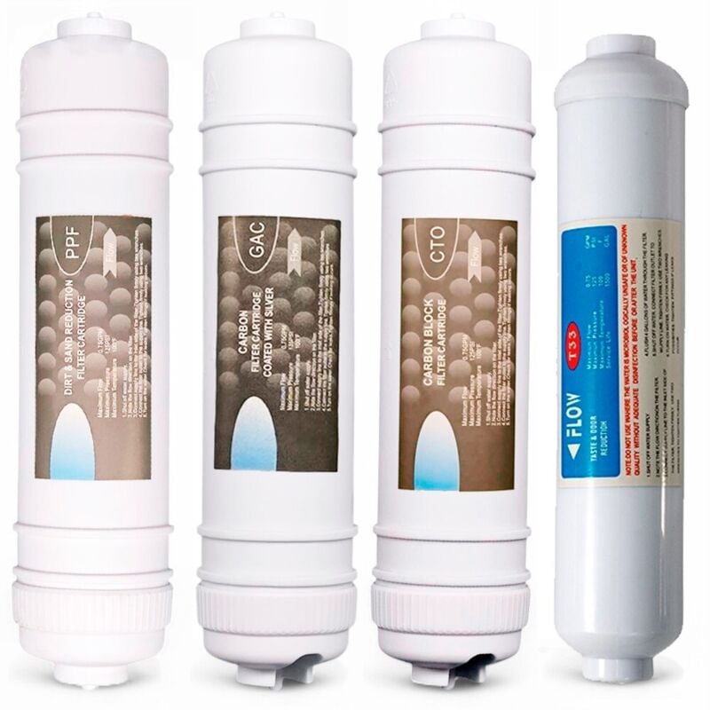 Rosmmel - Recharge ou Kit Compact Osmoser Filtres 'en ligne' Universal Normale