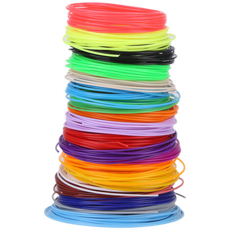 Recharge PCL 1.75mm 20 Couleurs pour Stylo d'Impression 3D à Basse Température
