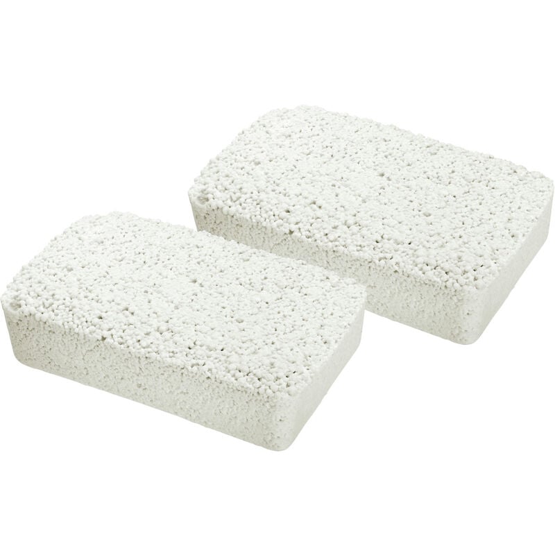 Wenko - Lot de 2 recharges de 2kg pour absorbeur d'humidité 2x2 kg, Protège contre l'humidité, les moisissures, les odeurs, 20,5x7x12,5cm, blanc