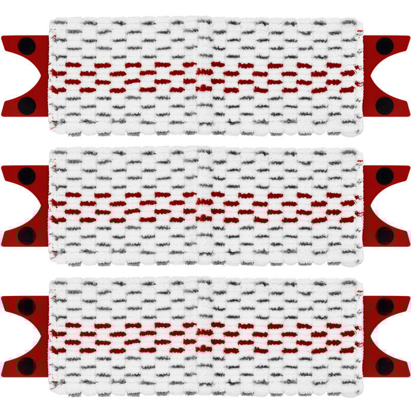 Gotrays - Recharge UltraMax, paquet de 3, convient à tous les systèmes de balais à plats Vileda, pour tous types de sols, retire plus de 99 % des