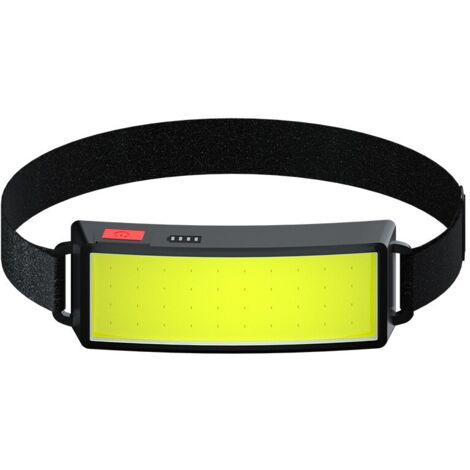 Rechargeable COB LED Headlamp - Ultra Bright, Lightweight - 500 Lumens - 3 Lighting Modes - Adjustable USB Headlamp for Camping, Hiking, Fishing [Energy Class A+++]