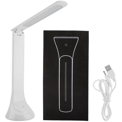 Rechargeable Folding LED Light Desk Table Desktop Lamp Eye Care for Reading Study Lighting