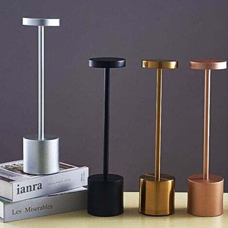 Rechargeable H-shaped LED desk lamp, modern minimalist style, USB touch control, atmospheric night light