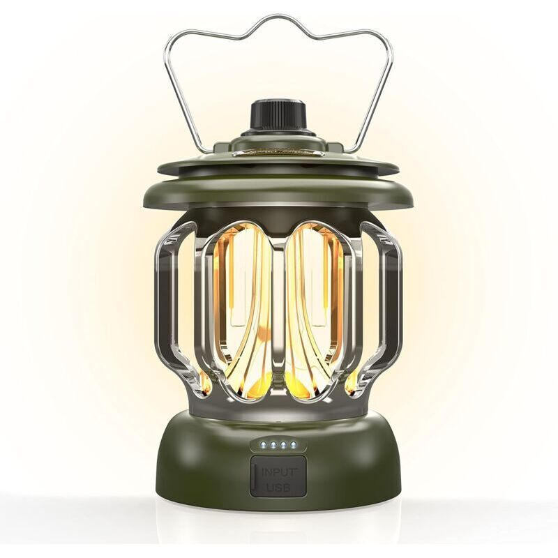 Image of Rechargeable LED camping lamp, dimmable, emergency&hellip;