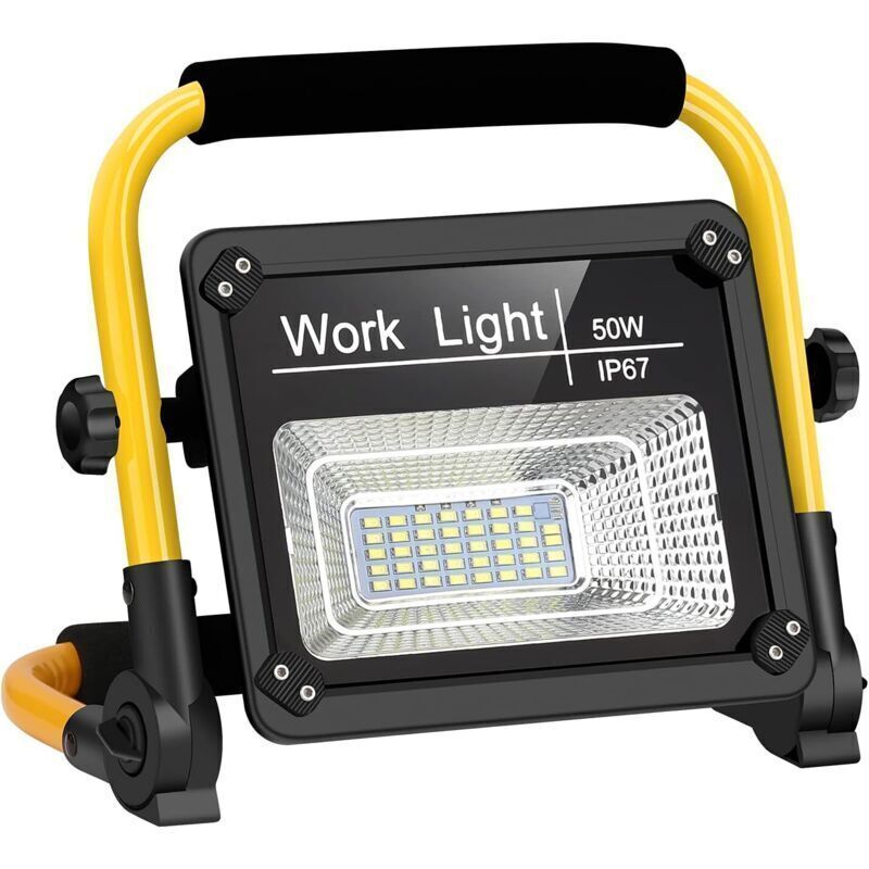 Image of Rechargeable LED Floodlight, 50W Construction Site&hellip;