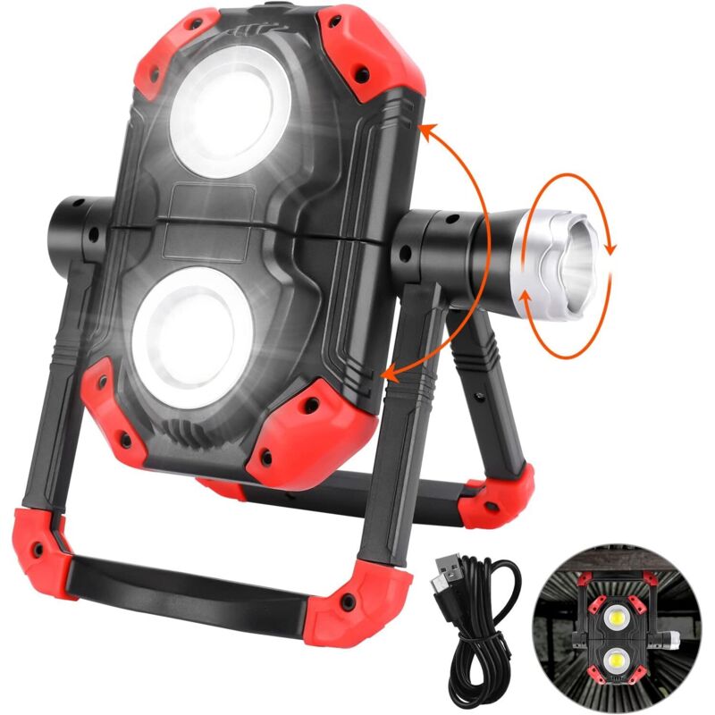Image of Tinor - Rechargeable led Floodlight Outdoor&hellip;