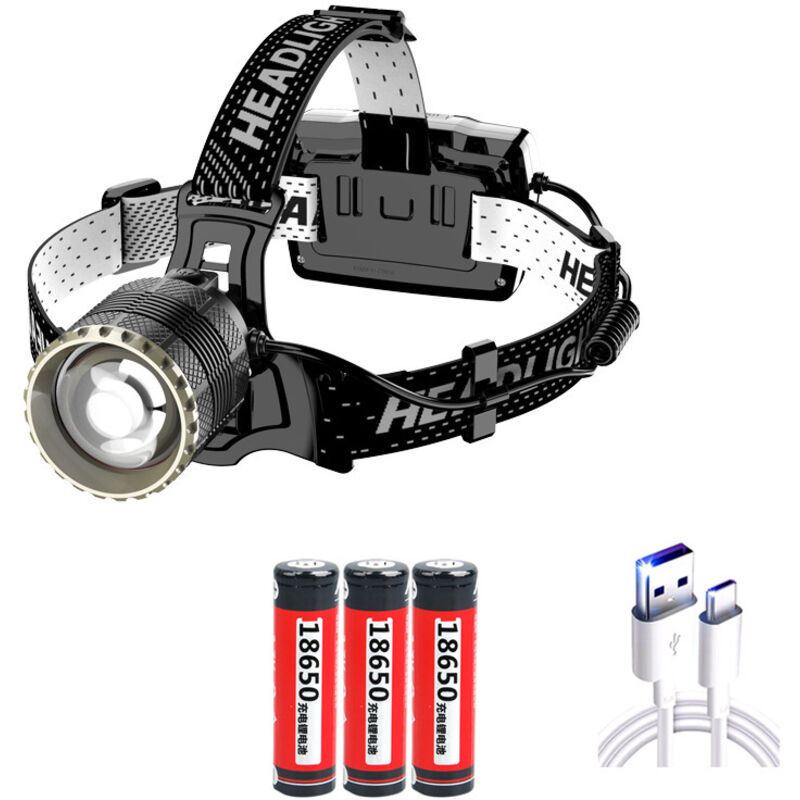Image of Rechargeable LED headlamp, super bright, 12,000&hellip;