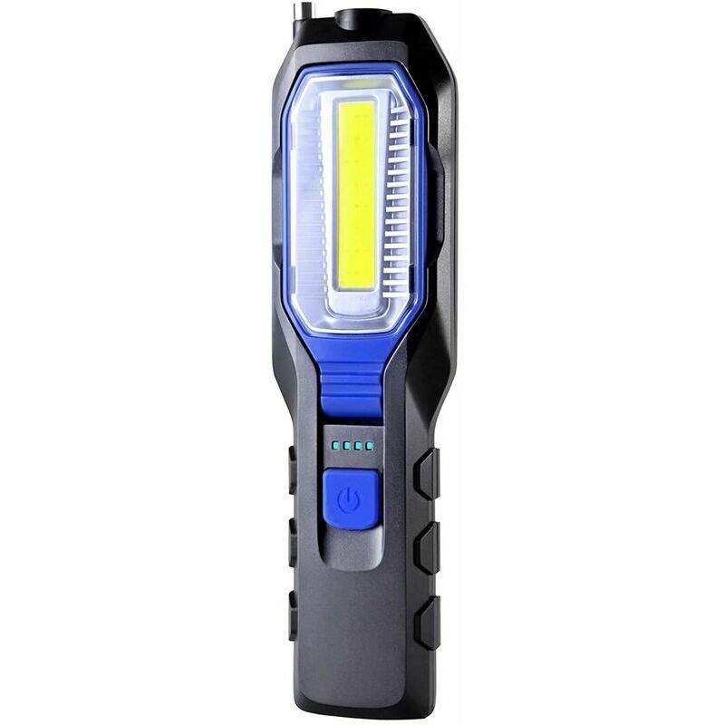 Hoopzi - Rechargeable Led Mechanic's Lamp Portable cob Work Light usb Rechargeable 2800mAh Battery, led Torch Light with Magnet, Hook and Charging