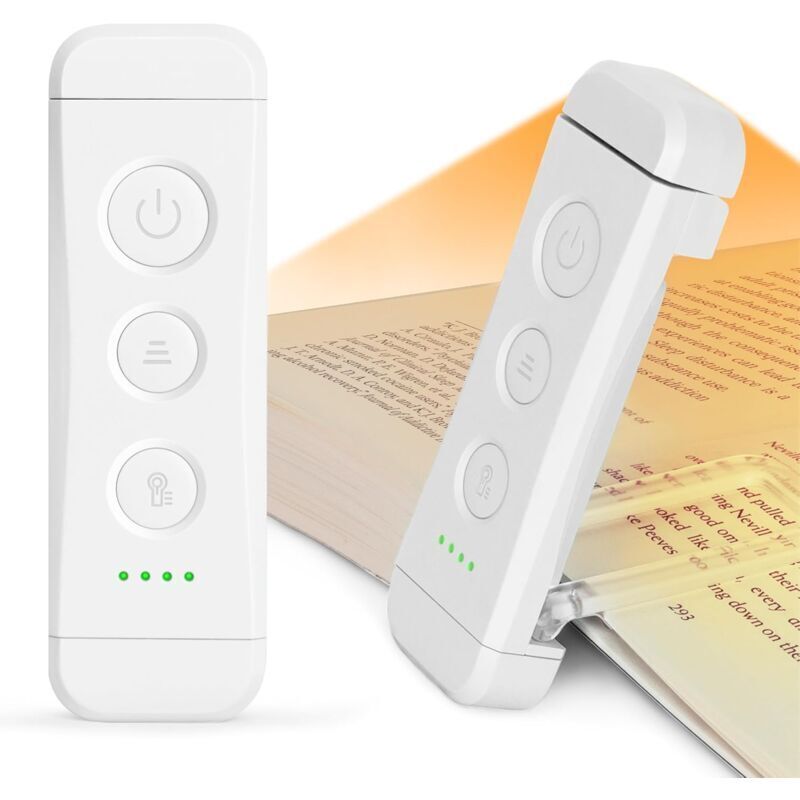 Image of Rechargeable reading lamp, clip-on bedside lamp,&hellip;