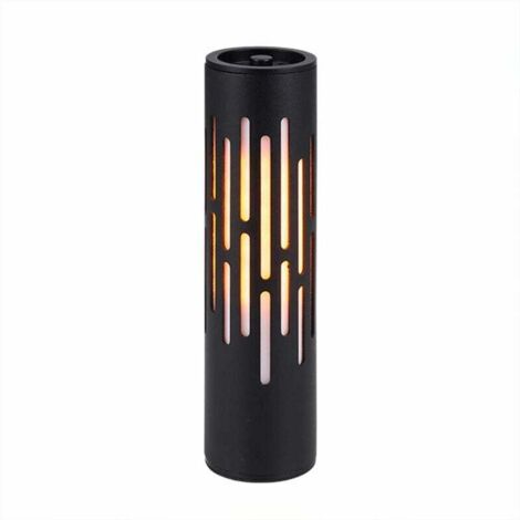 Rechargeable sans fildirigélampe de bureau -Lampe à flamme avec souffleur,3Types de modes