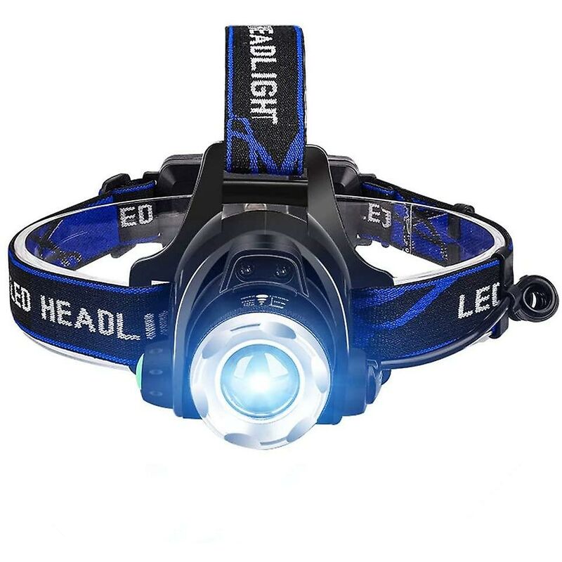 Tumalagia - Rechargeable usb led headlamp with 3 modes Front led usb cable and 2