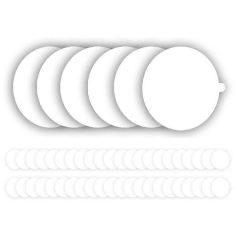 Recharges adhésives de 4,3 pouces pour panneaux adhésifs d'intérieur, compatibles avec la plupart des appareils de remplacement.