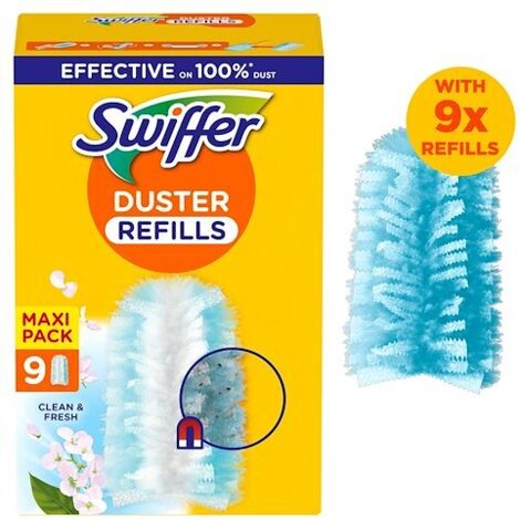 Recharges de brosse à épousseter Swiffer Duster 9 pièces