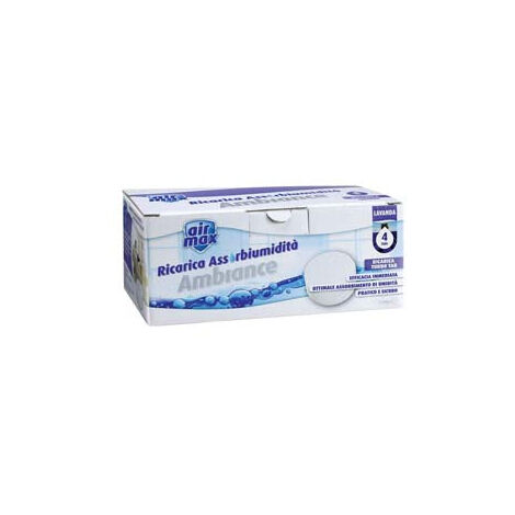 Recharges de tablettes absorbantes Airmax Lavande - 4 recharges 450 gr. chaque