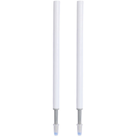 Recharges d'encre gel pour stylos à clic rétractable, écriture fluide, séchage rapide, haute capacité pour bureau, école, maison, encre noire.