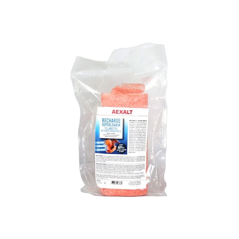 Lingettes REFLAEX - sachet recharge de 80 lingettes - AEXALT