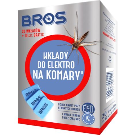 Recharges pour répulsif anti-moustiques électrique, 20 unités. 1594011