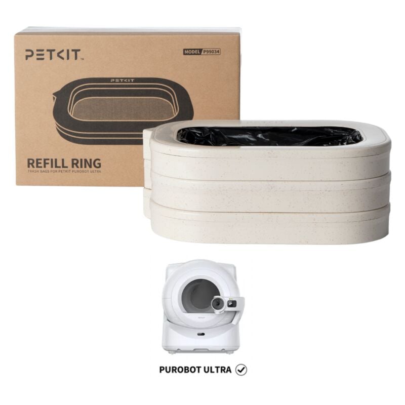 Recharges sacs poubelle pour litière automatique Lot de 3 - Petkit