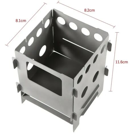 Réchaud à bois pliable portable en titane, réchaud de camping léger, poêle à bois d'extérieur, fourneau, barbecue léger, pique-nique, nouveaux réchauds de cuisson portables