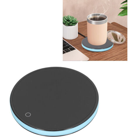Réchaud à Coupe en Alliage d'Aluminium 18W, Portable et Pratique pour Café, Thé et Lait [Réchaud de Coupe] + [Modèle] + [Alliage d'Aluminium Portable]