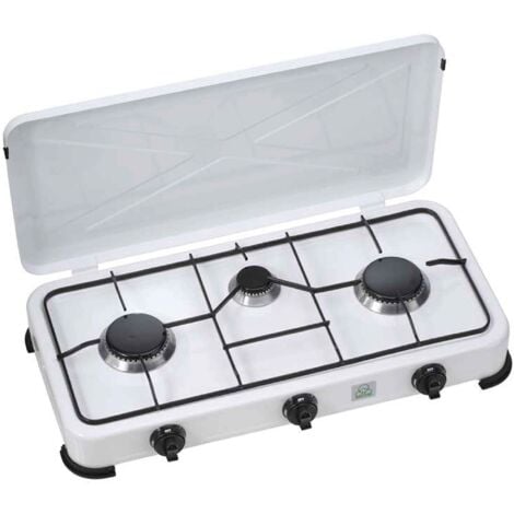 Plancha gaz 3 feux Trio - 81x48x20 cm