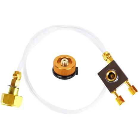 Réchaud à gaz de camping extérieur 70 cm, adaptateur de remplissage de bouteille de gaz, convertisseur de bouteille, coupleur de réservoir de remplissage, accessoires, équipement, réchauds de cuisine 