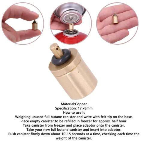 Réchaud à gaz de camping extérieur, adaptateur de recharge de propane, adaptateur de réservoir, remplissage de bouteille de gaz, accessoires pour brûleur de cartouche d'essence, réchauds de cuisine po