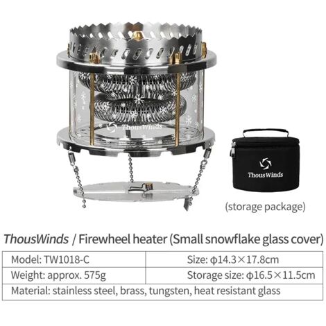 Réchaud à gaz de camping Thousand Winds, réchaud à gaz butane d'extérieur, réchaud de camping multifonction, accessoires de randonnée et de camping, réchauds de cuisine portables