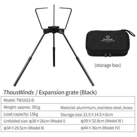 Réchaud à gaz de camping Thousand Winds, réchaud à gaz butane d'extérieur, réchaud de camping multifonction, accessoires de randonnée et de camping, réchauds de cuisine portables