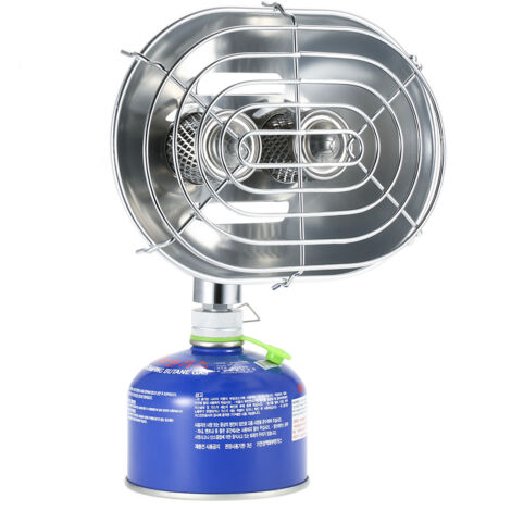 Réchaud à gaz portable 1050W – Brûleur double tête – Consommation 63g/h – Idéal pour soirées en extérieur et événements plein air